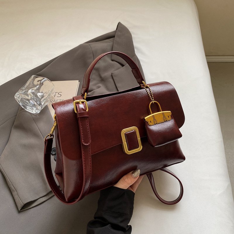 Sac pour femme à double compartiment zippé – Image 9
