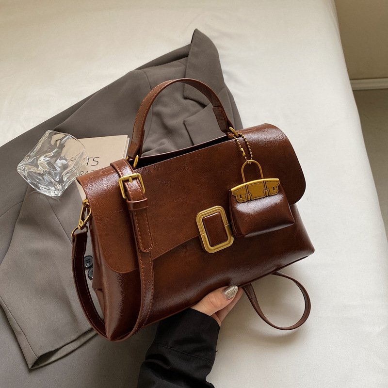 Sac pour femme à double compartiment zippé – Image 5