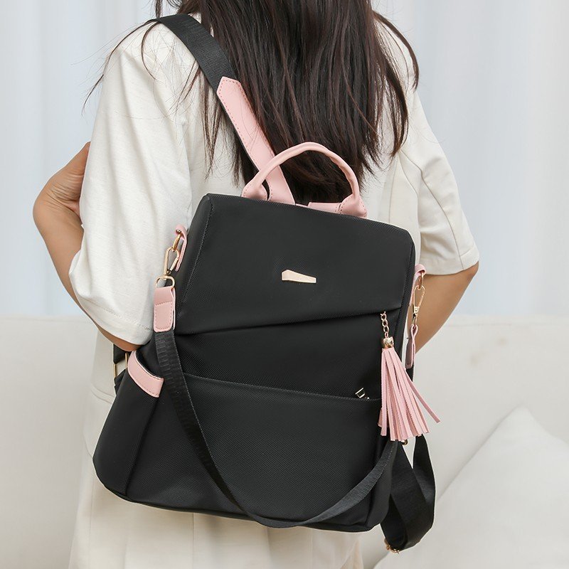 Sac à dos femme anti-vol bicolore – Image 6