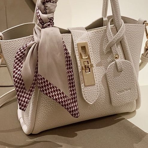 Cabas souple effet cuir grainé litchi – Image 3