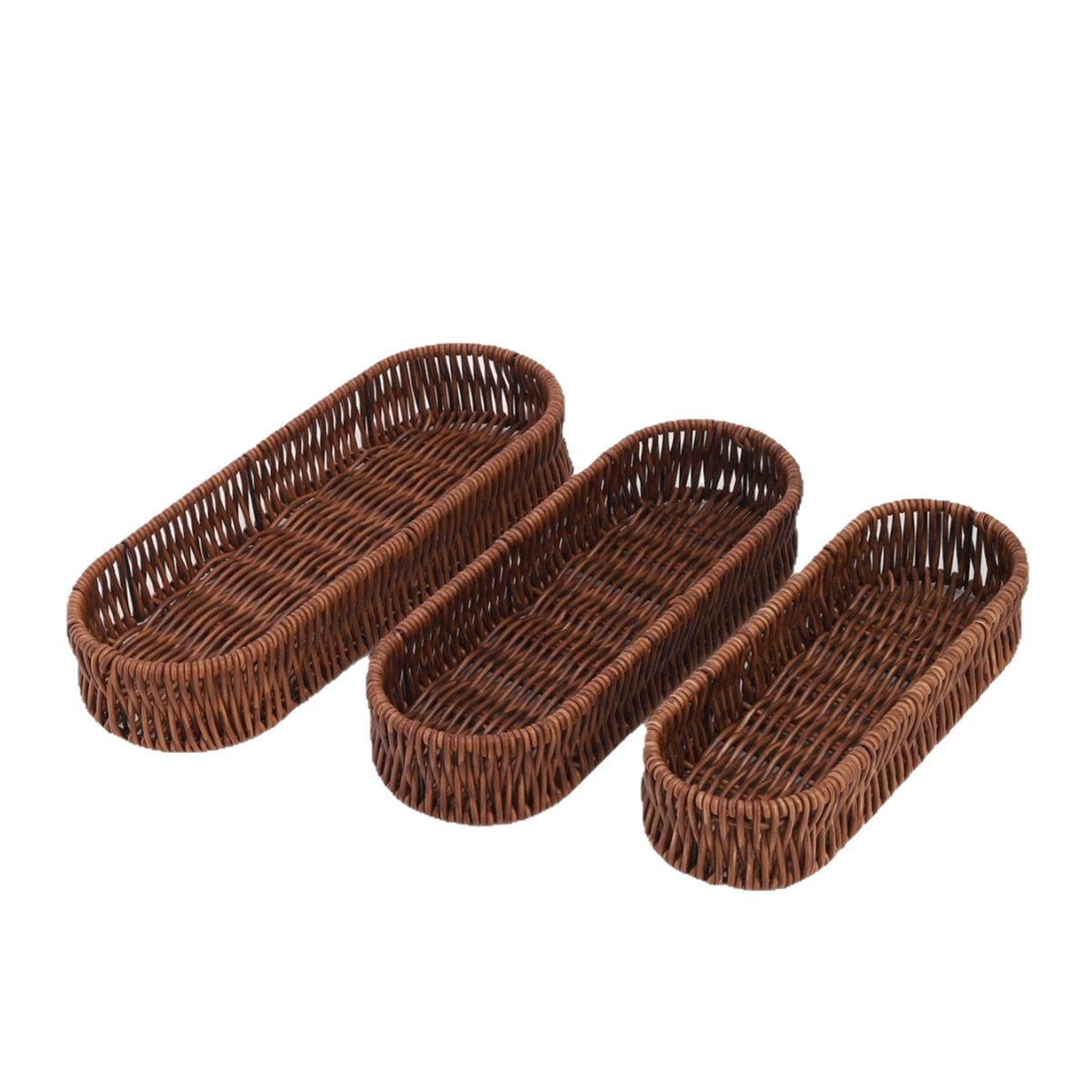 Rattan Iron Rack Storage Tableware Knife And Fork Basket Simple And Elegant – Image 5
