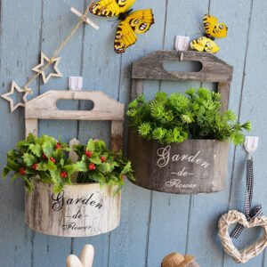 Idyllic And Retro Wall-mounted Flower Pot