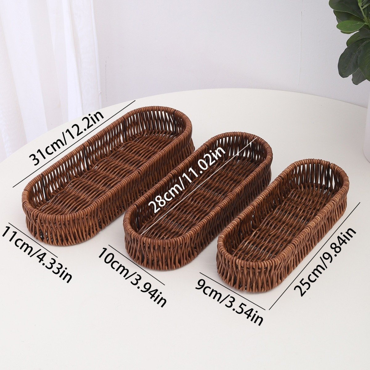 Rattan Iron Rack Storage Tableware Knife And Fork Basket Simple And Elegant – Image 4