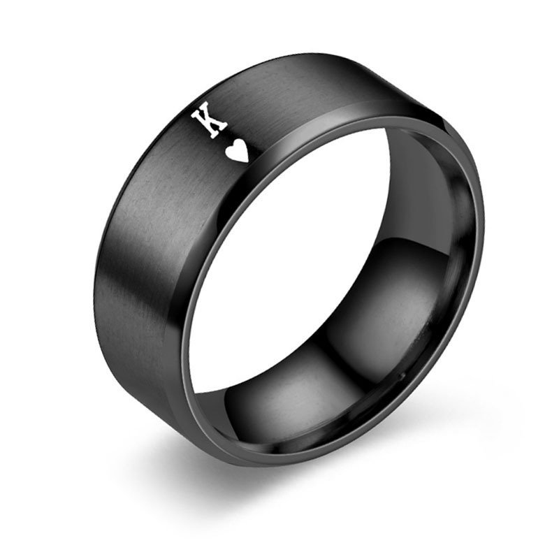 KQ Couples Fashionable King And Queen Rings – Image 3