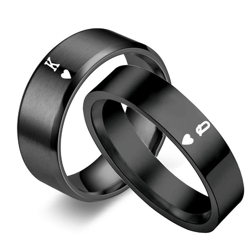 KQ Couples Fashionable King And Queen Rings – Image 2