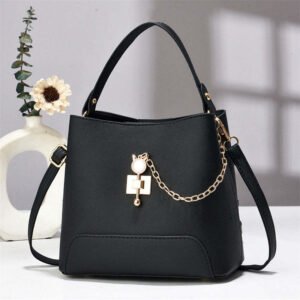 Classy Bucket Bag - Women Pu Leather Shoulder Women Bag Handbag Stylish Women Sling Bag Shoulder Ladies