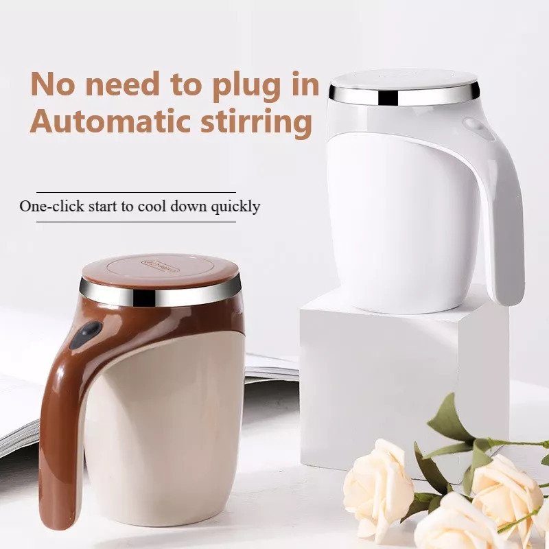 Rechargeable Model Automatic Stirring Cup Coffee Cup High Value Electric Stirring Cup Lazy Milkshake Rotating Magnetic Water Cup – Image 8