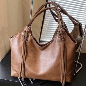 Idle Style Tote Bag Women's Large Capacity Niche Shoulder