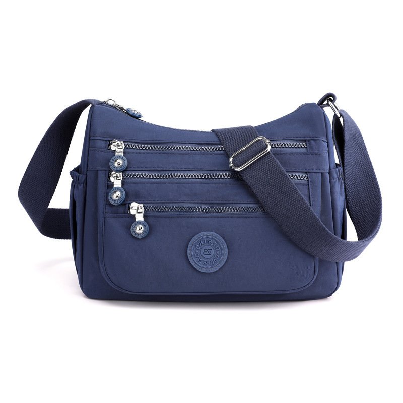 Simple Solid Color Nylon Crossbody Cloth Bag – Image 9