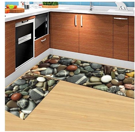 Floor mats, non-slip, oil-proof, household machine washable door mats, bathroom, bathroom, bedside rugs – Image 6