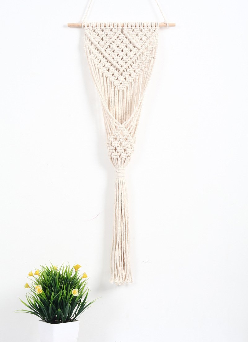 Woven Net Bag Flower Basket Wall Decoration Flower Shop Decoration – Image 3
