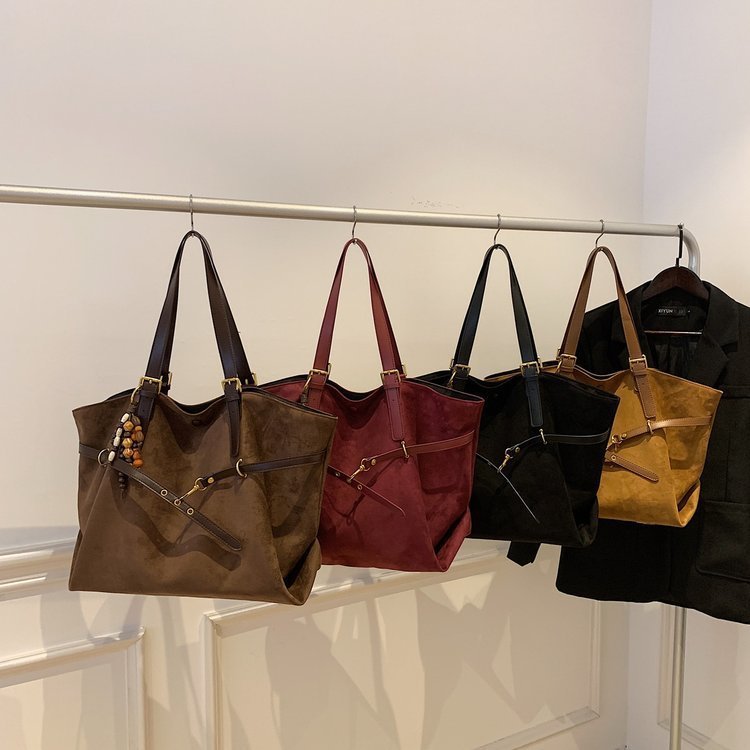 New Retro Fashion Large Capacity Shoulder Bag Women – Image 4