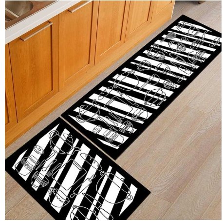 Floor mats, non-slip, oil-proof, household machine washable door mats, bathroom, bathroom, bedside rugs – Image 9