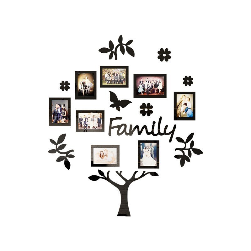 Photo frame tree 3d wall sticker – Image 2