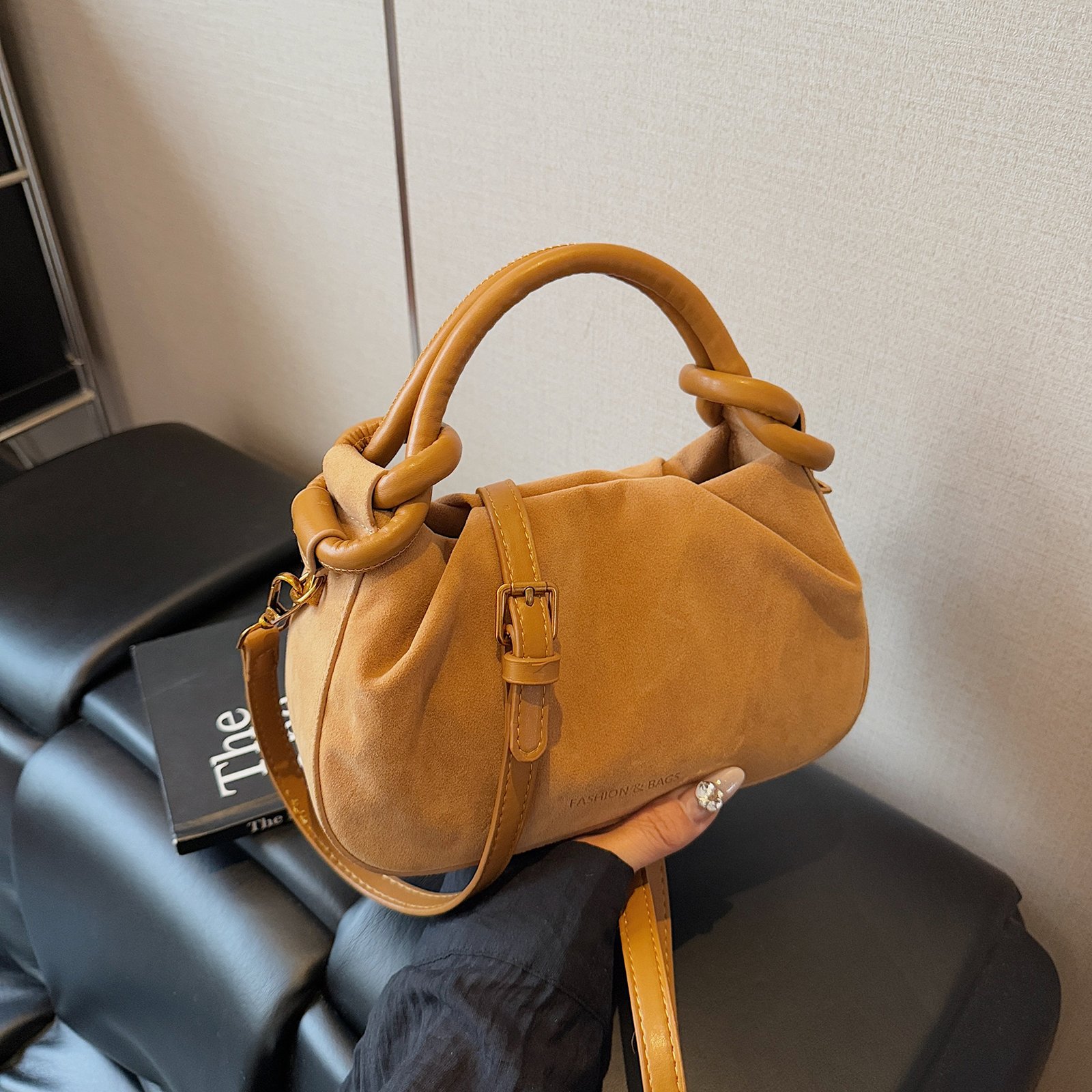 Trendy Retro Hand Women's Bag Korean Style Niche – Image 8