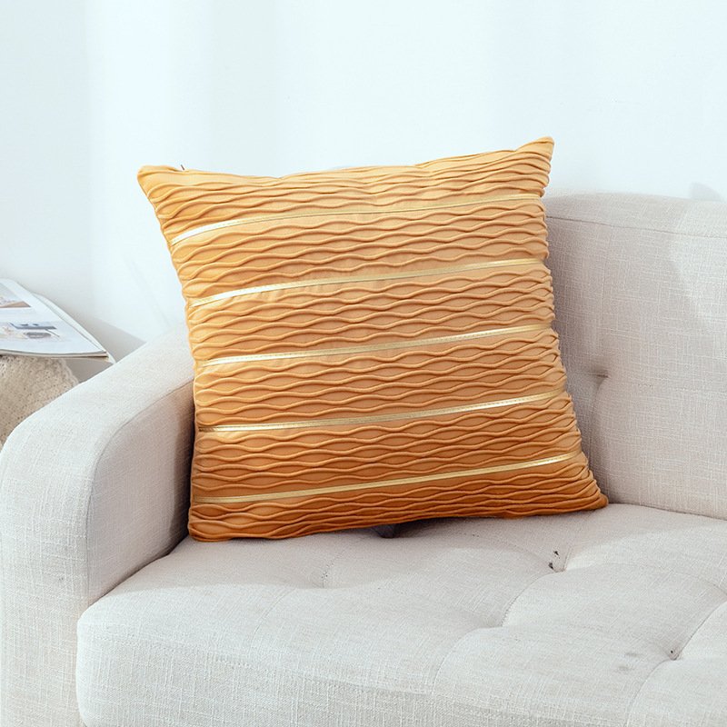 Simple Luxury Striped Velvet Pillow Cover Pillow Cushion Cover Pillow Case Covers for Sofa Flannel Velvet Sofa Cushion Cover – Image 9