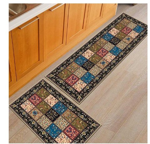 Floor mats, non-slip, oil-proof, household machine washable door mats, bathroom, bathroom, bedside rugs – Image 5