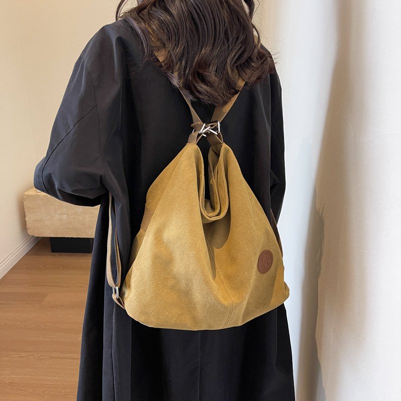 Women's Large-capacity Canvas Shoulder Bag – Image 2