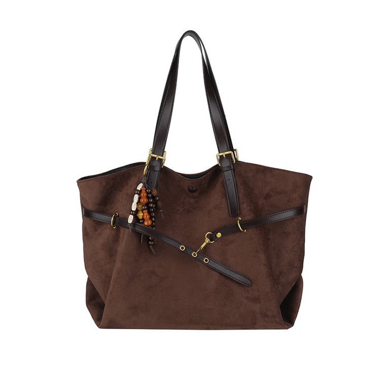 New Retro Fashion Large Capacity Shoulder Bag Women – Image 9