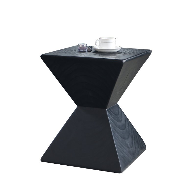 Ji Ji Feng Log Sofa And Tea Table Creative Living Room Side Table Hotel Homestay Furniture – Image 5