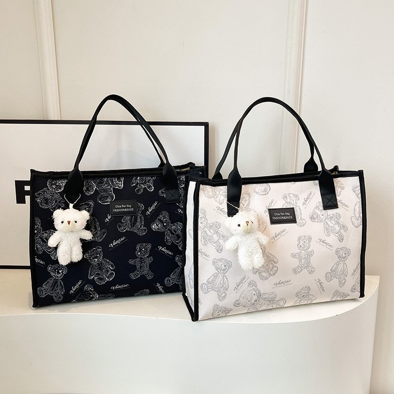 Women's Large Capacity Portable Printed Tote – Image 2