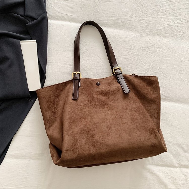New Retro Fashion Large Capacity Shoulder Bag Women – Image 8