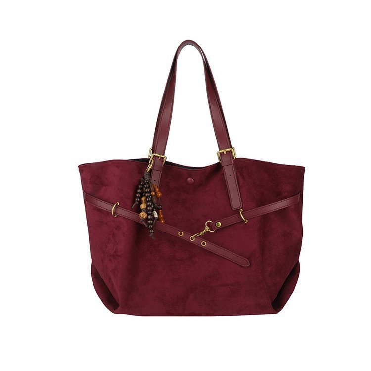New Retro Fashion Large Capacity Shoulder Bag Women – Image 5