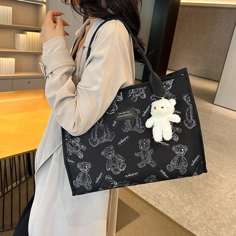 Women's Large Capacity Portable Printed Tote – Image 4