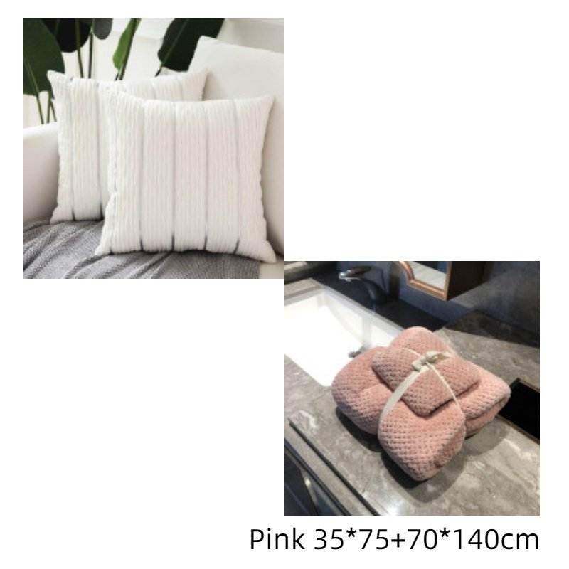 Simple Luxury Striped Velvet Pillow Cover Pillow Cushion Cover Pillow Case Covers for Sofa Flannel Velvet Sofa Cushion Cover – Image 6