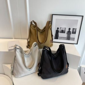 Women's Large-capacity Canvas Shoulder Bag