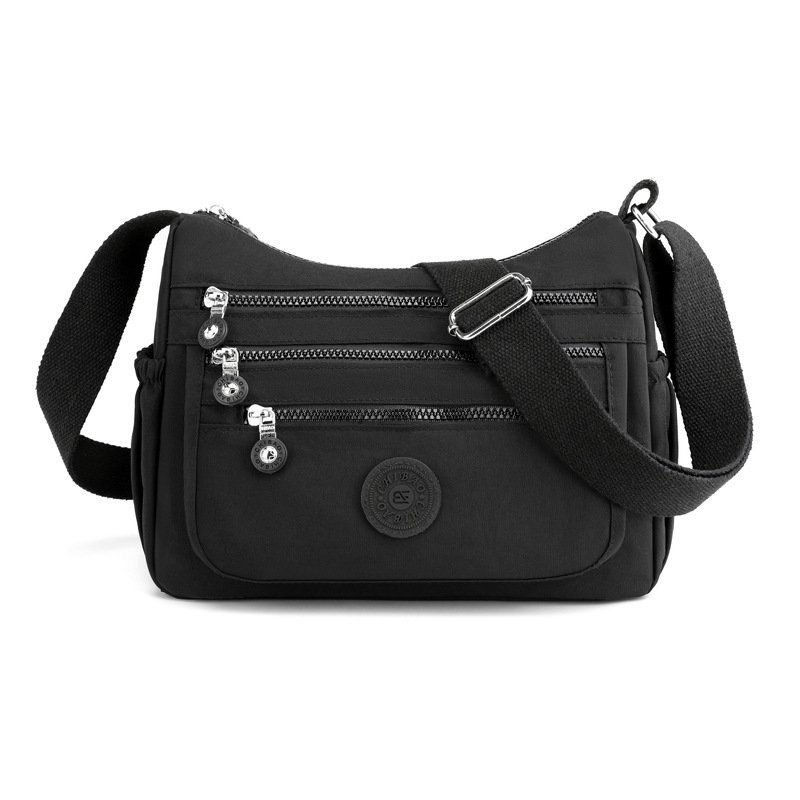 Simple Solid Color Nylon Crossbody Cloth Bag – Image 10