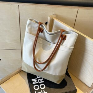Versatile Tote Large-capacity Canvas Bag For Women