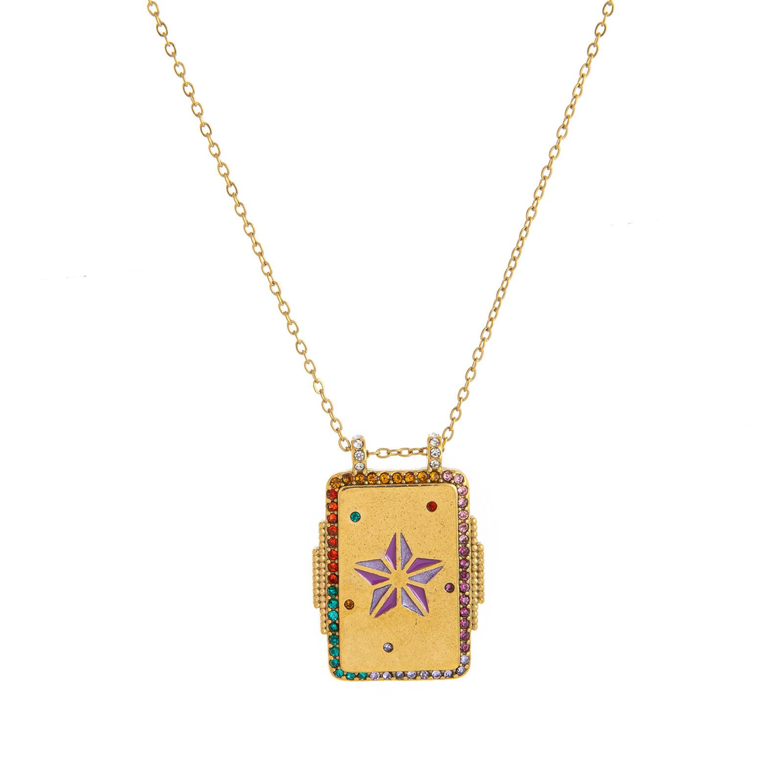Diamond-studded Womens Versatile Necklace – Image 8
