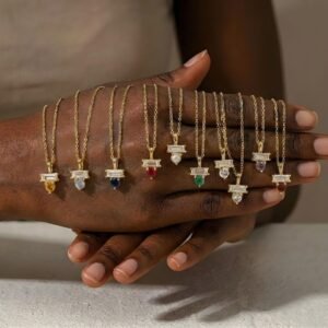 New Arrival December Beaded O-chain In Gold-plated Titanium Steel