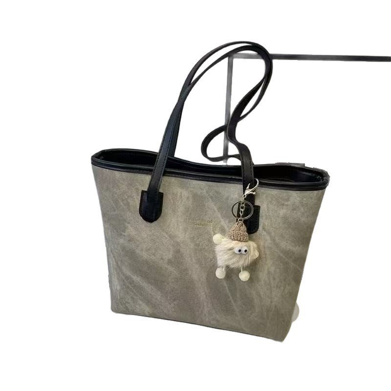 Womens Large-Capacity Commuter Shoulder Bag And Underarm Tote – Image 5