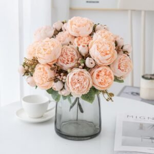 Peony Artificial Bouquet Home Decorative Fake Flower