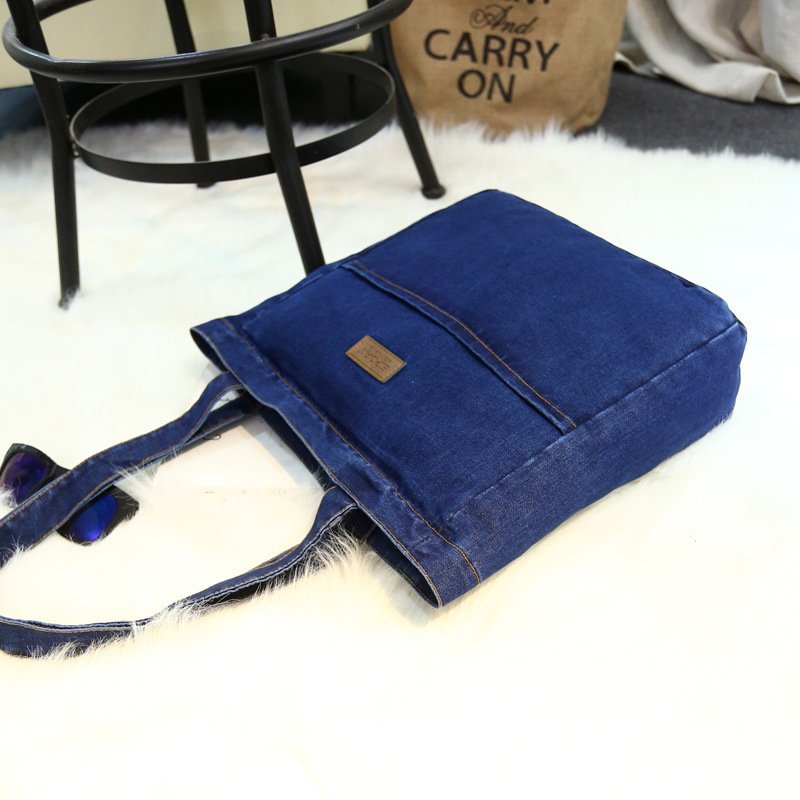 Denim BagNew Style Simple And FashionablKoreanstyle Fresh And Clean – Image 4