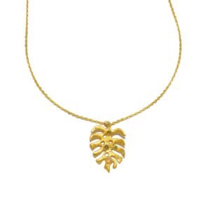 Stainless Steel Round Leaf Retro Personalized Chain