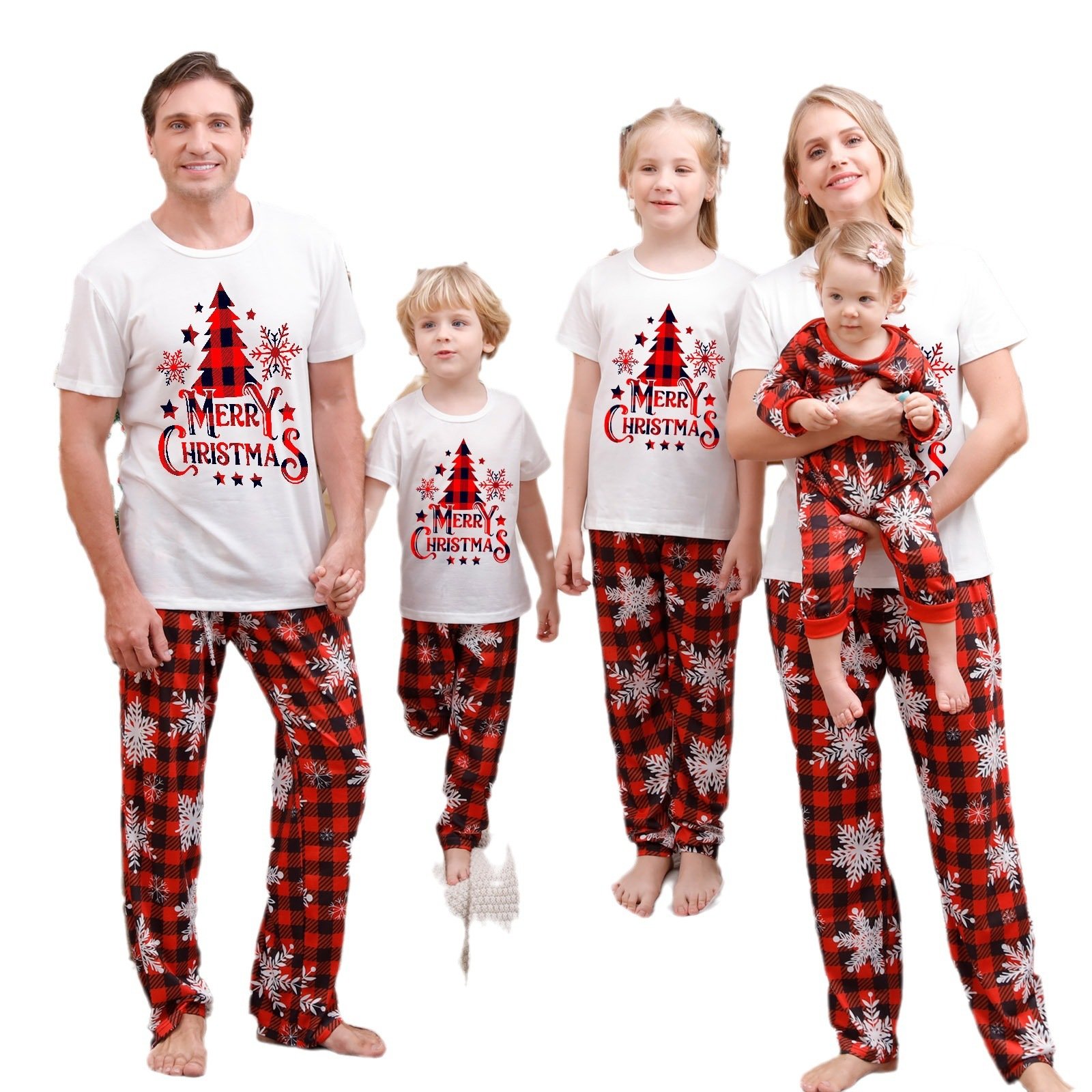 Christmas Parent-child Pajamas Suit Printed Homewear – Image 7