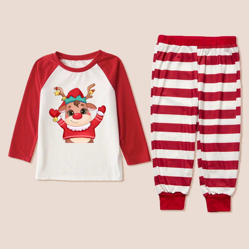 Fashion Simple Christmas Loungewear Pajamas Set – Image 5