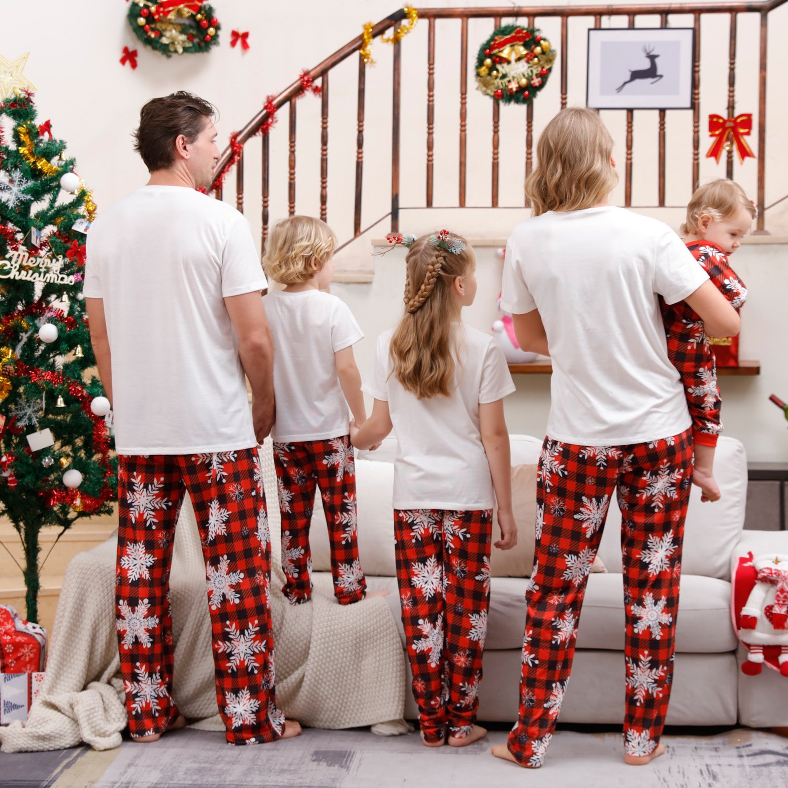 Christmas Parent-child Pajamas Suit Printed Homewear – Image 4