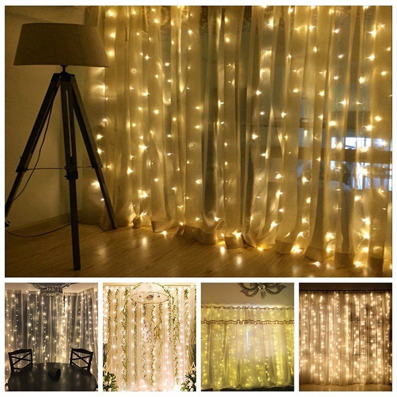 Christmas LED Curtain Lights – Image 9