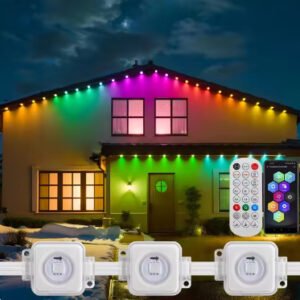 Intelligent LED Eaves Outdoor Waterproof RBG Colorful Decorative Light
