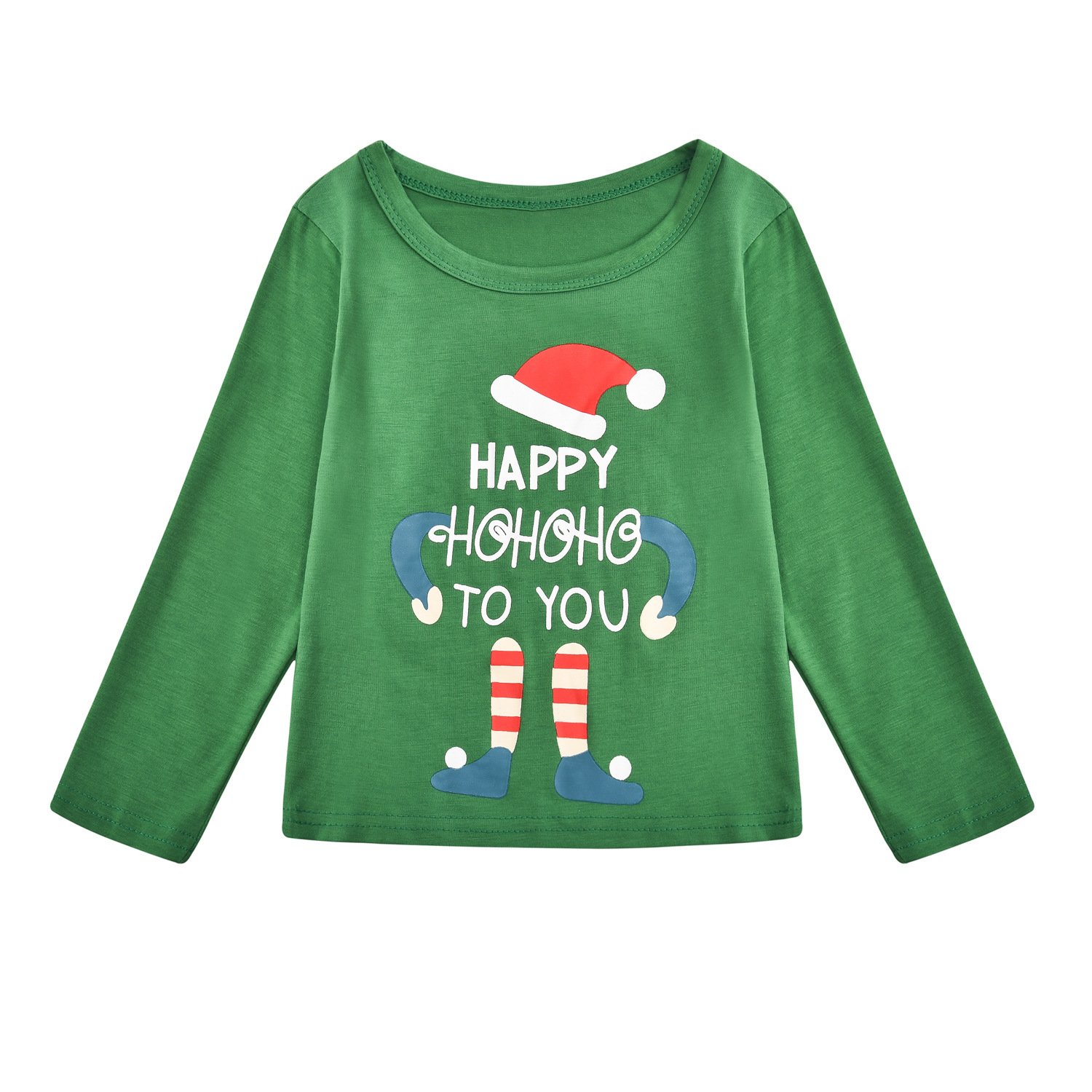 Homewear Pajamas Set Christmas Doll Print – Image 3