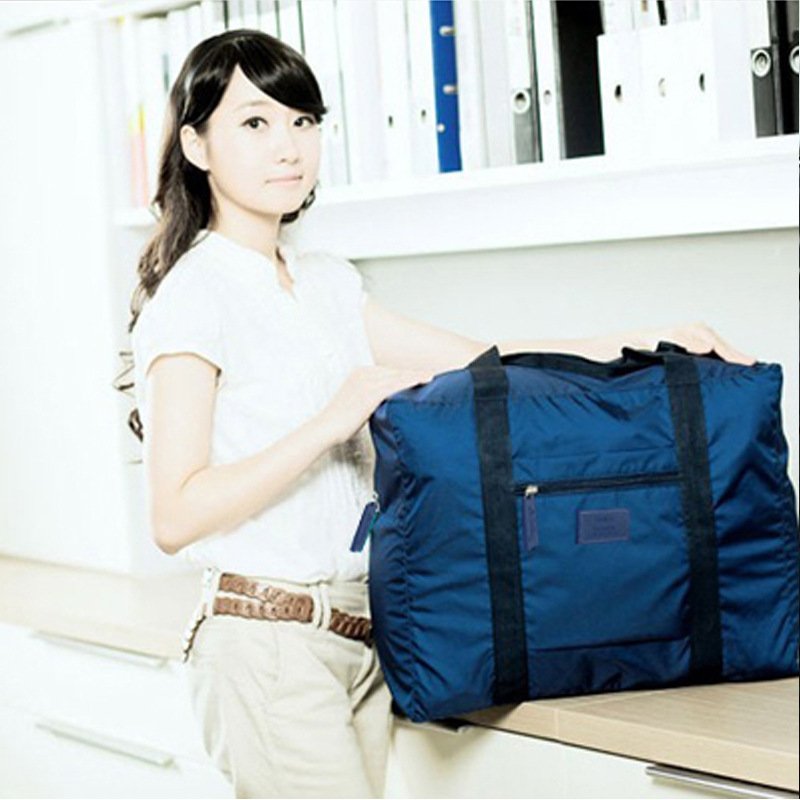 Folding Travel Buggy Bag Unisex Jacquard Bag Clothes Bag – Image 3