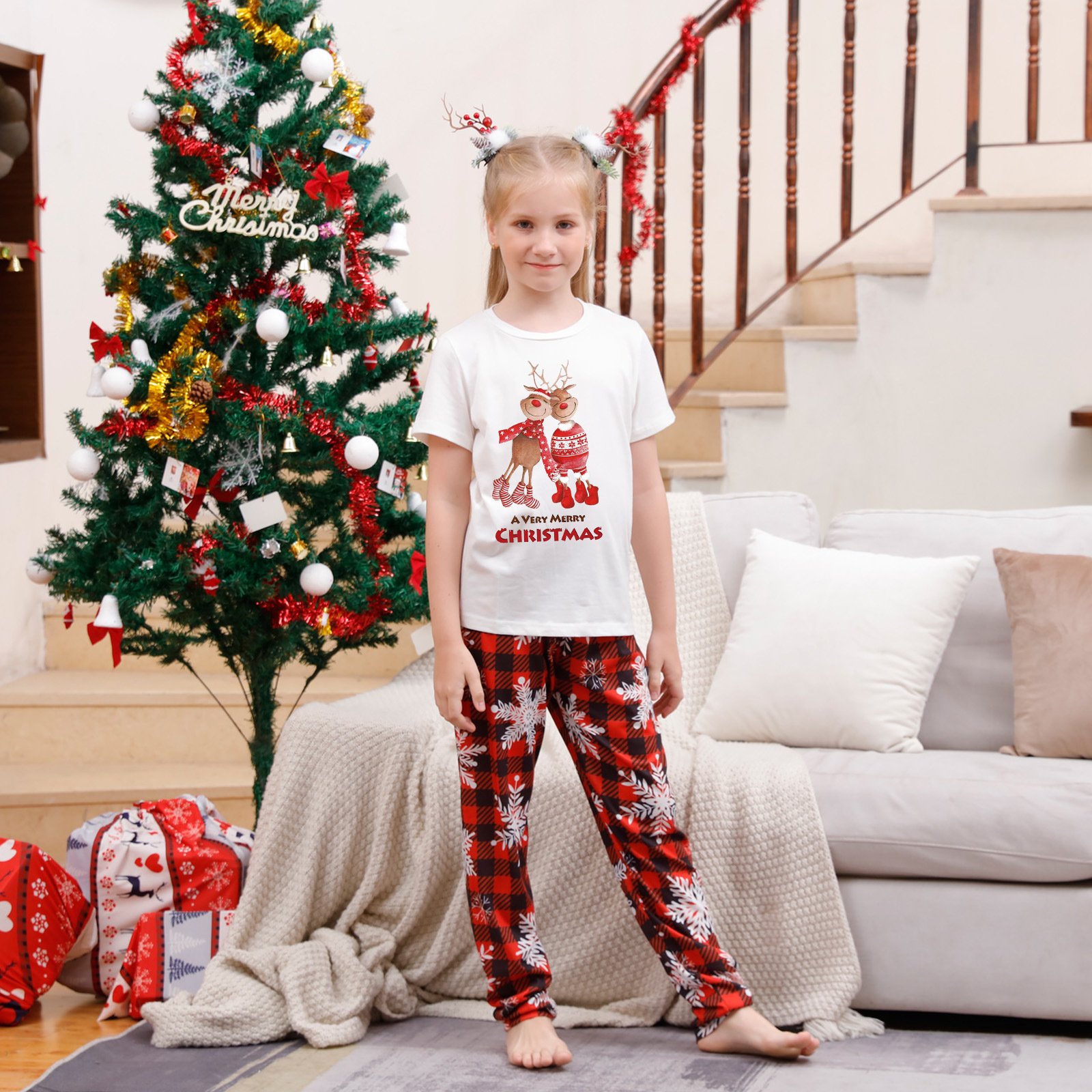 Christmas Parent-child Pajamas Suit Printed Homewear – Image 10