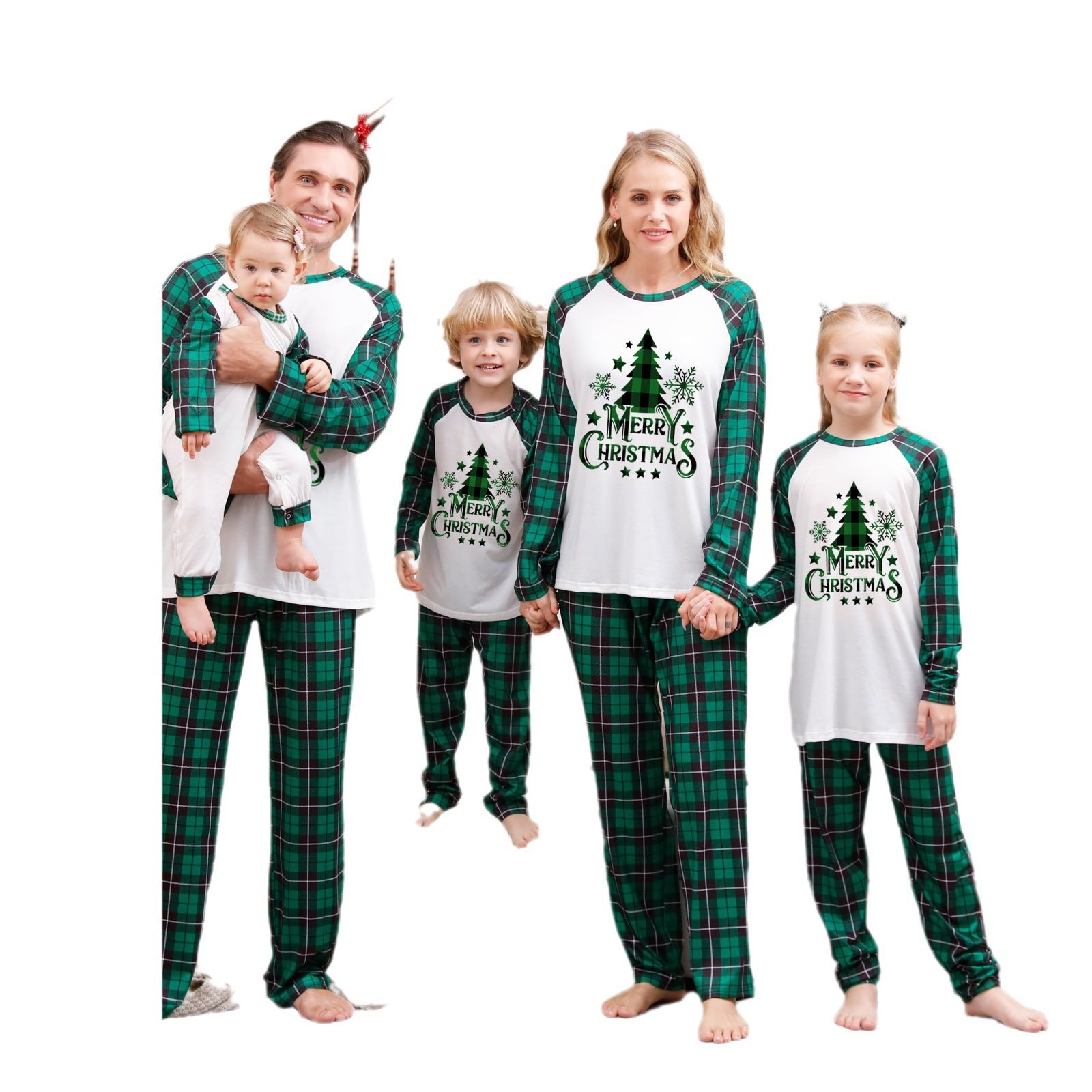 Christmas Parent-child Pajamas Suit Printed Homewear – Image 5