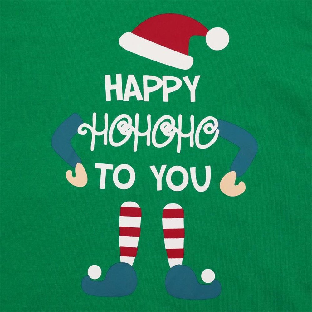 Homewear Pajamas Set Christmas Doll Print – Image 5